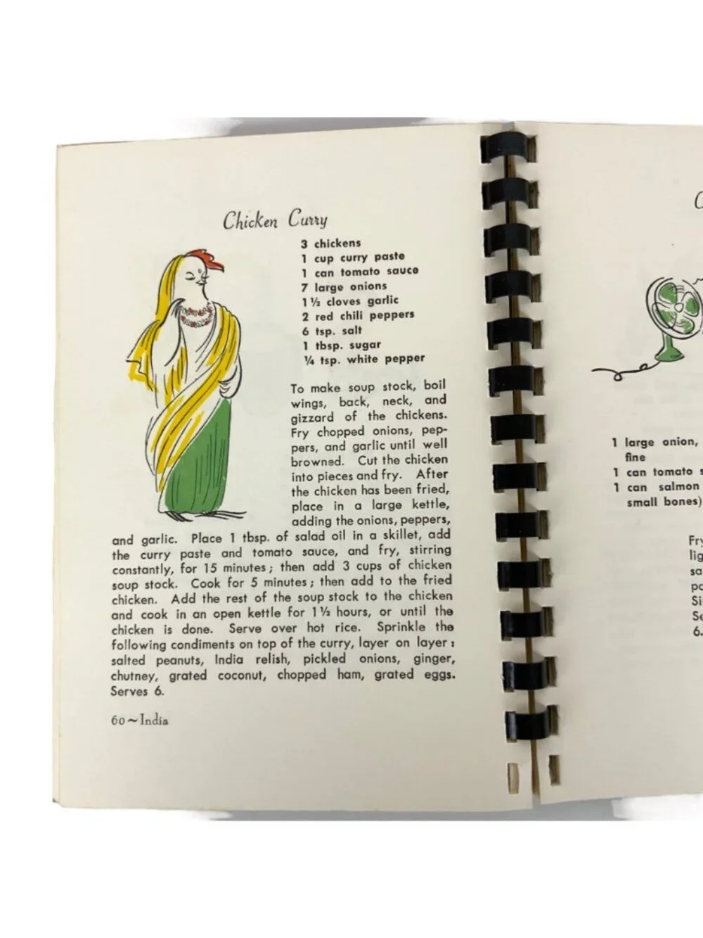 Recipes From The East by Irma Walker Ross Asian Cooking Spiral Bound 1971